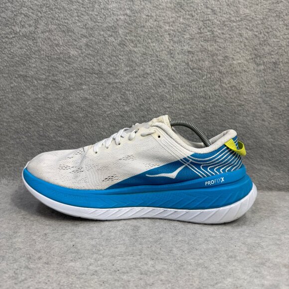 Hoka One One Shoes Womens‎ Size 9.5 Carbon X White Running Sneakers 1102887 WDBL - Picture 7 of 10